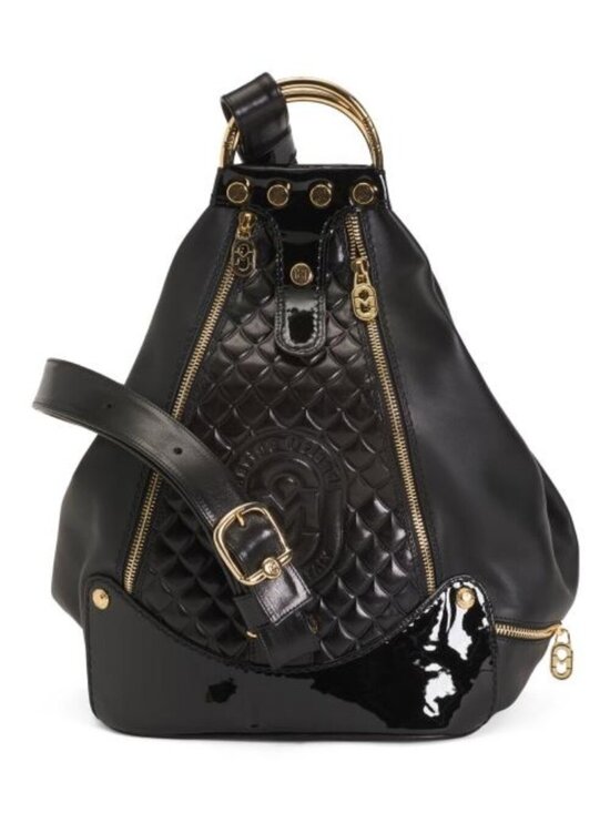 MARINO ORLANDI Made In Italy Leather Smooth Backpack
